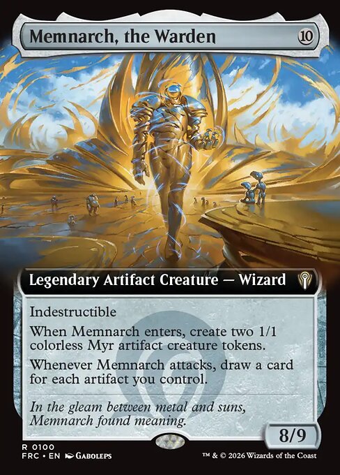 Memnarch, the Warden (Extended Art) (FRC 100) [Reality Fracture Commander]
