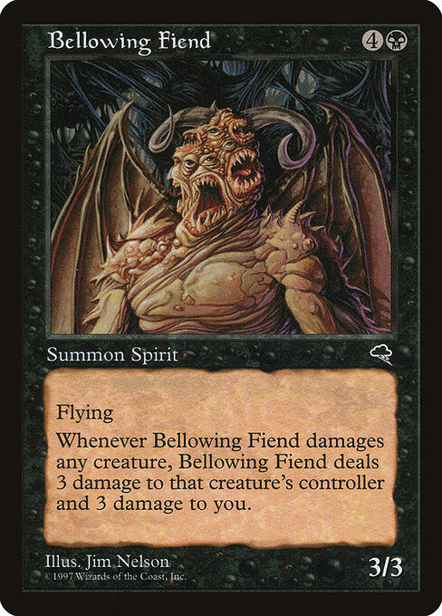 Bellowing Fiend (TMP 108) [Tempest]
