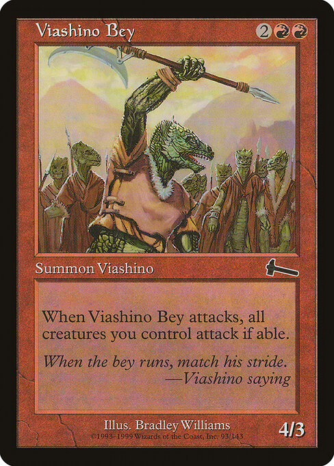 Viashino Bey (ULG 93) [Urza's Legacy]