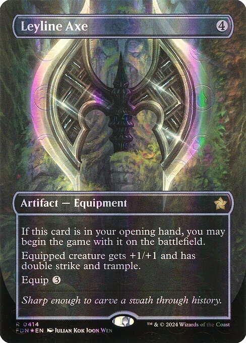 Leyline Axe (FDN 414) [Foundations]