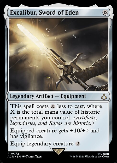 Excalibur, Sword of Eden (ACR 72) [Assassin's Creed]