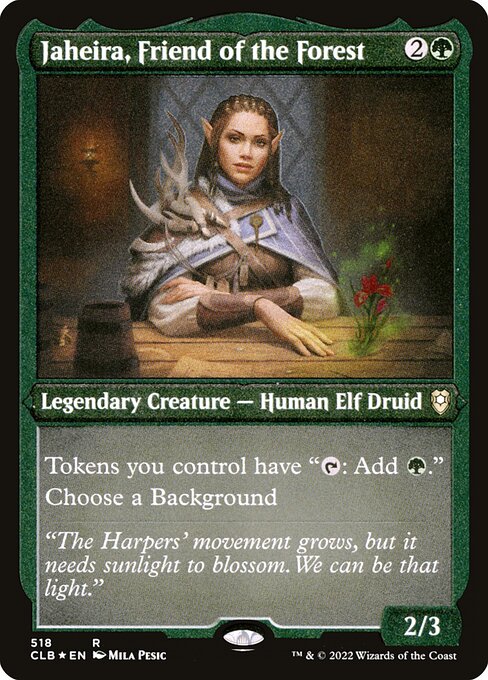 Jaheira, Friend of the Forest (CLB 518) [Commander Legends: Battle for Baldur's Gate]