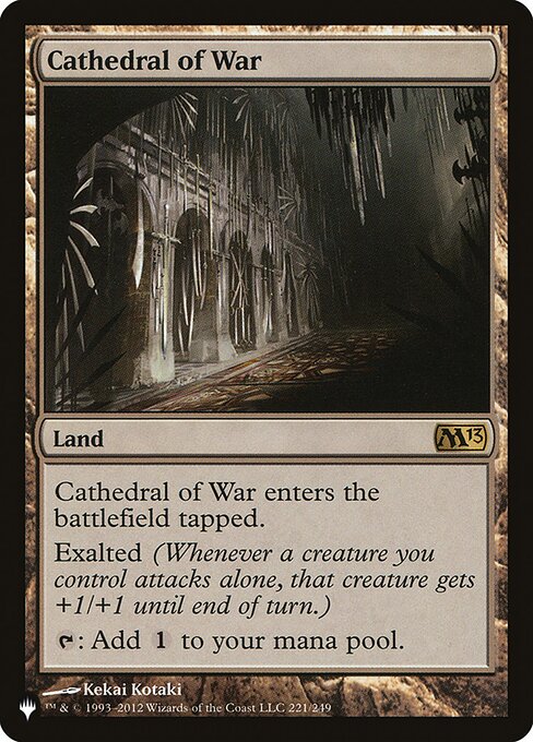 Cathedral of War (PLST M13-221) [The List]