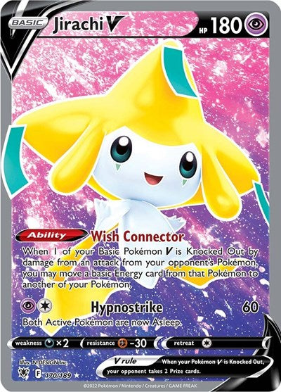 Jirachi V Full Art (SWSH10 170/189) [SWSH10: Astral Radiance]