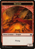 Dragon // Saproling Double-Sided Token [Planechase Anthology Tokens]