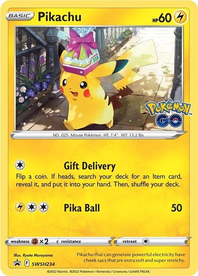 Pikachu SWSH234 (SWSD SWSH234) [SWSH: Sword & Shield Promo Cards]