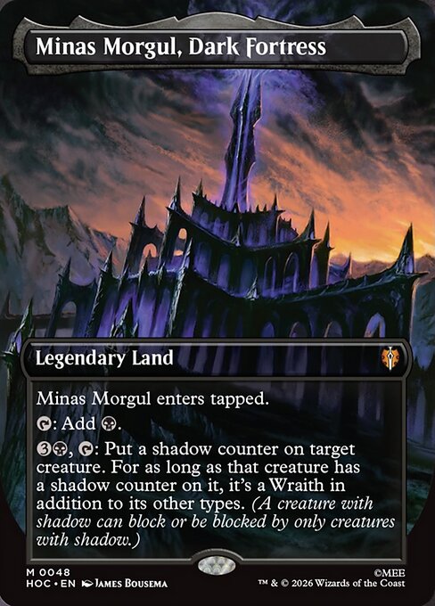 Minas Morgul, Dark Fortress (Borderless) (HOC 48) [The Hobbit Eternal]