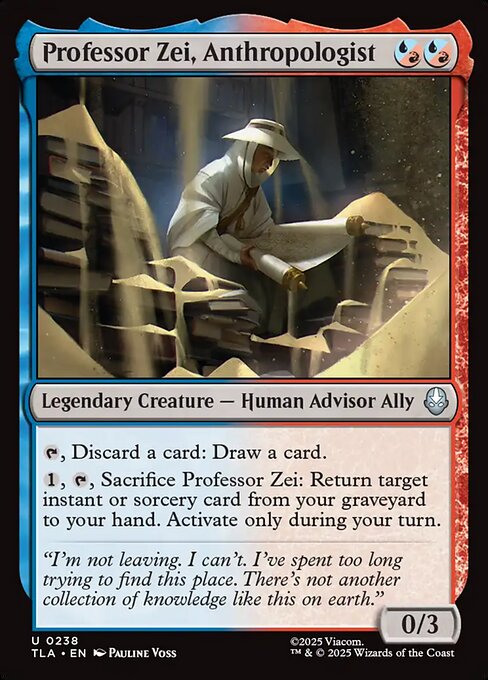 Professor Zei, Anthropologist (TLA 238) [Avatar: The Last Airbender]