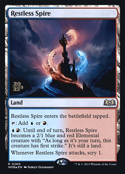 Restless Spire (PWOE 260s) [Wilds of Eldraine Promos]