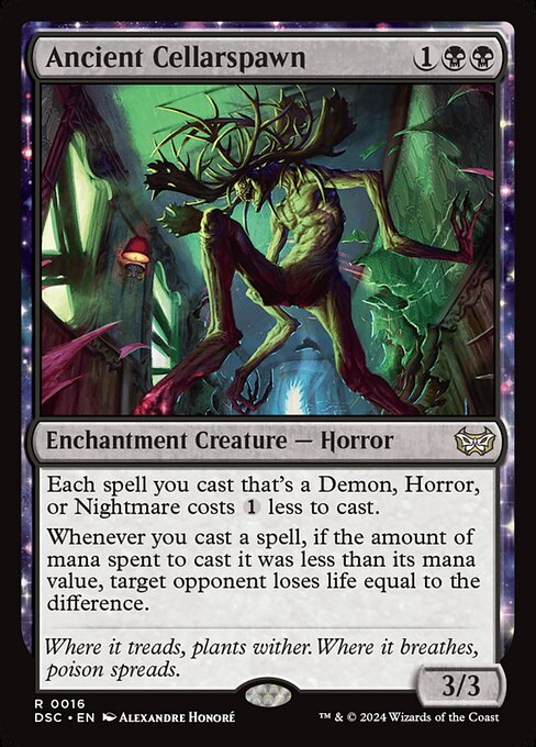 Ancient Cellarspawn (DSC 16) [Duskmourn: House of Horror Commander]