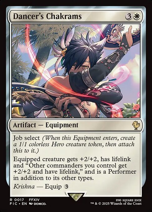 Dancer's Chakrams (FIC 17) [Final Fantasy Commander]