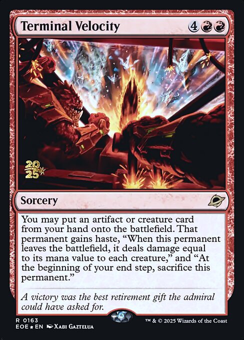 Terminal Velocity (PEOE 163s) [Edge of Eternities Promos]