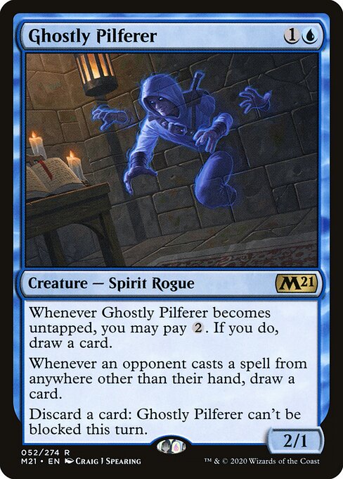 Ghostly Pilferer (M21 52) [Core Set 2021]