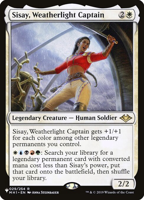 Sisay, Weatherlight Captain (PLST MH1-29) [The List]