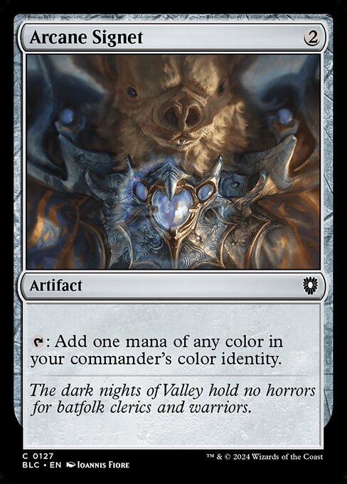 Arcane Signet (BLC 127) [Bloomburrow Commander]