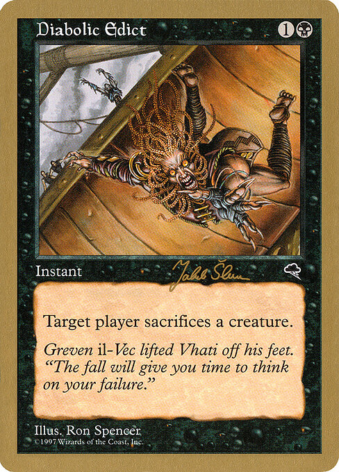 Diabolic Edict (WC99 js128) [World Championship Decks 1999]