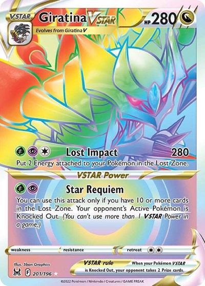 Giratina VSTAR 201 Secret (SWSH11 201/196) [SWSH11: Lost Origin]