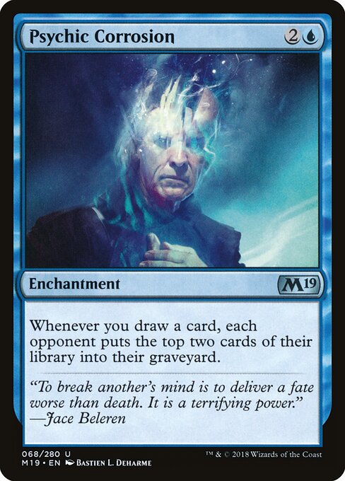 Psychic Corrosion (M19 68) [Core Set 2019]