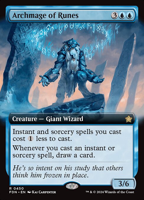 Archmage of Runes (Extended Art) (FDN 450) [Foundations]