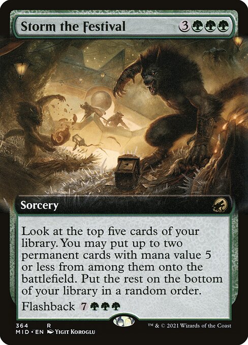 Storm the Festival (MID 364) [Innistrad: Midnight Hunt]