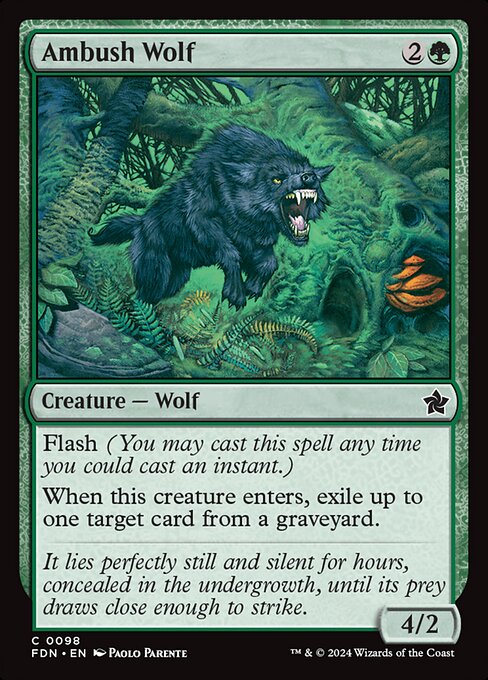 Ambush Wolf (FDN 98) [Foundations]