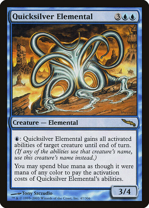 Quicksilver Elemental (MRD 47) [Mirrodin]