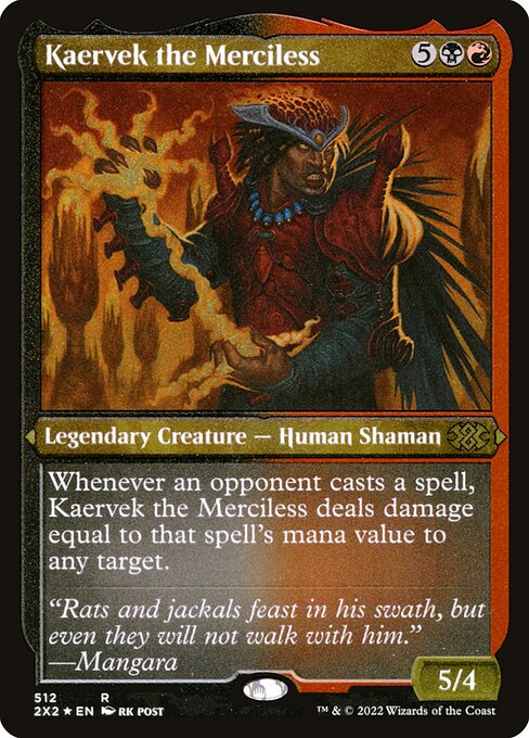 Kaervek the Merciless (2X2 512) [Double Masters 2022]