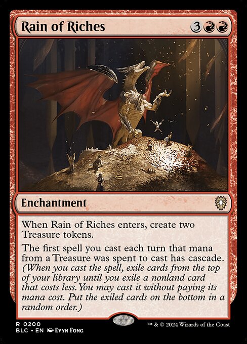 Rain of Riches (BLC 200) [Bloomburrow Commander]