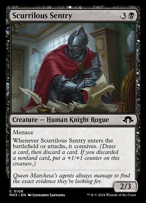 Scurrilous Sentry (MH3 108) [Modern Horizons 3]