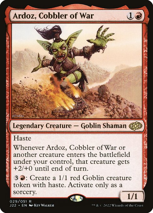 Ardoz, Cobbler of War (J22 29) [Jumpstart 2022]