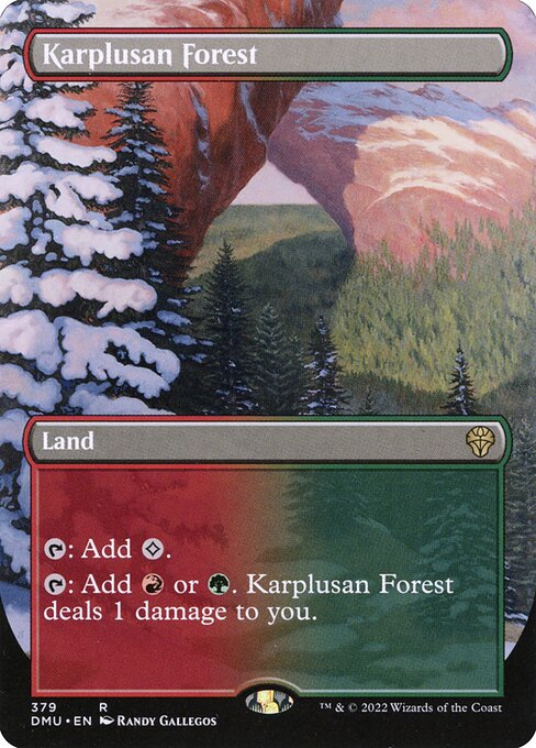 Karplusan Forest (Borderless) (DMU 379) [Dominaria United]