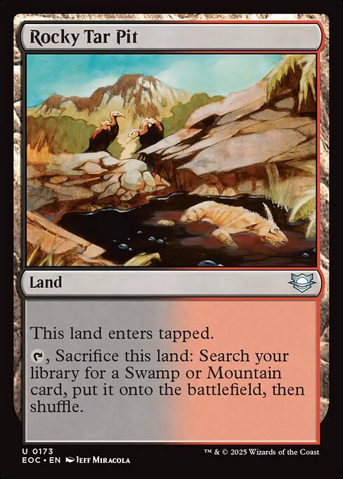 Rocky Tar Pit (EOC 173) [Edge of Eternities Commander]