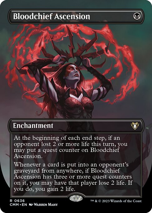 Bloodchief Ascension (Borderless) (CMM 636) [Commander Masters]