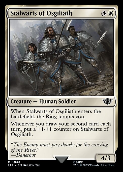 Stalwarts of Osgiliath (LTR 33) [The Lord of the Rings: Tales of Middle-earth]