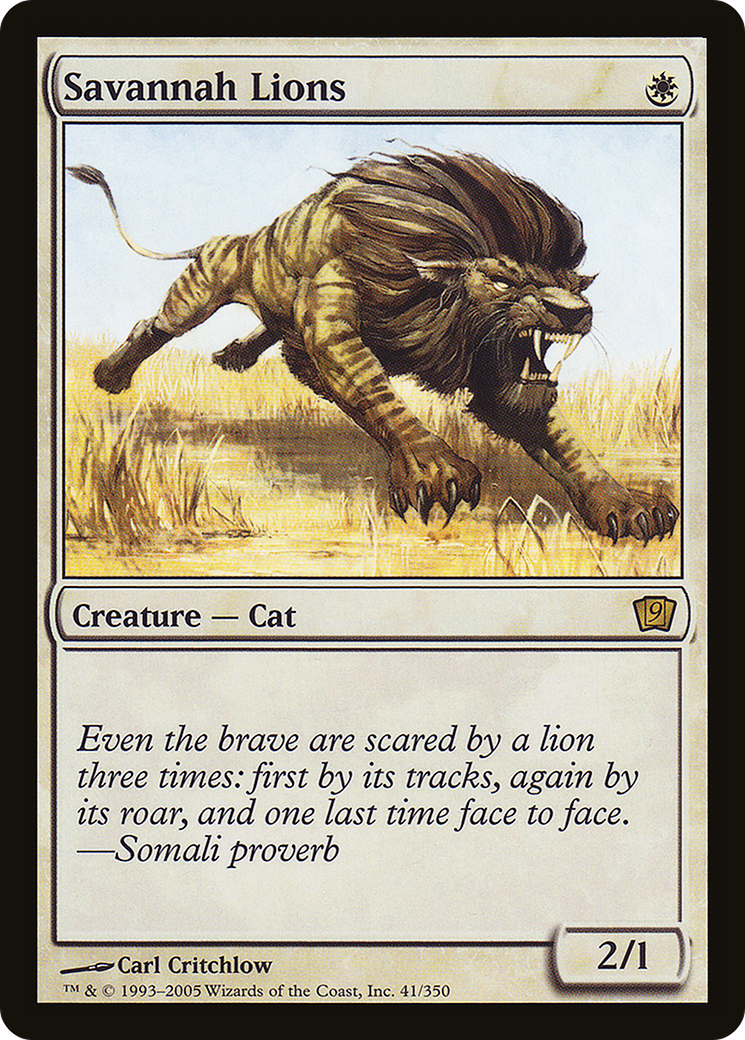 Savannah Lions [Ninth Edition]