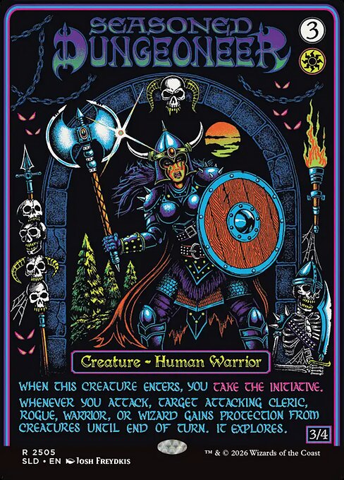 Seasoned Dungeoneer (Borderless · Full Art) (SLD 2505) [Secret Lair Drop]