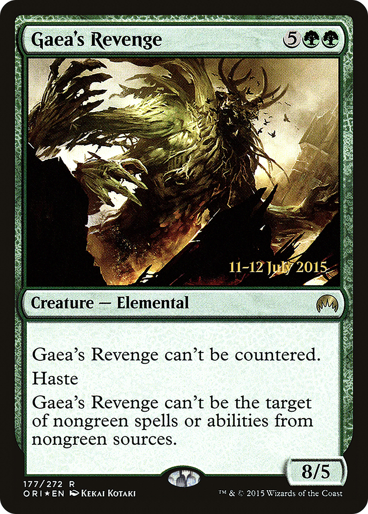 Gaea's Revenge [Magic Origins Prerelease Promos]