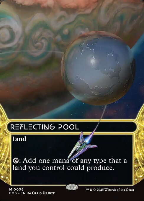 Reflecting Pool (Borderless · Full Art) (EOS 36) [Edge of Eternities: Stellar Sights]