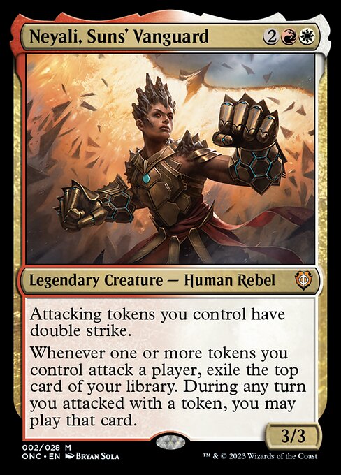 Neyali, Suns' Vanguard (ONC 2) [Phyrexia: All Will Be One Commander]