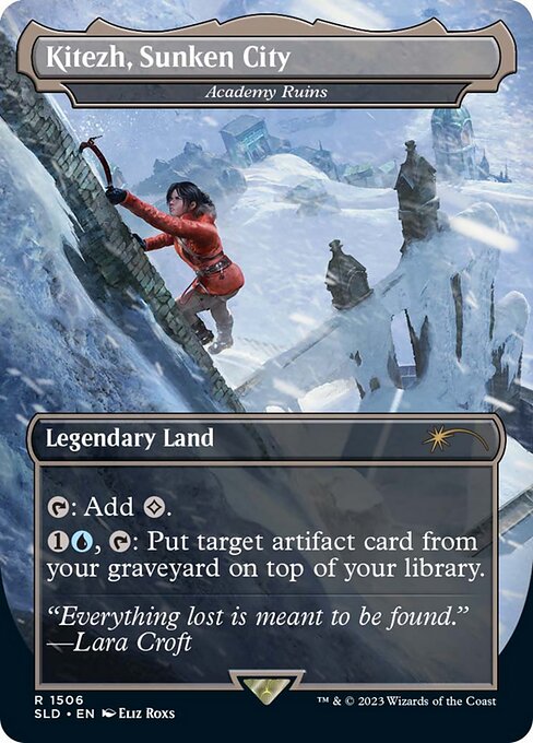 Kitezh, Sunken City - Academy Ruins (Borderless · Full Art) (SLD 1506) [Secret Lair Drop]