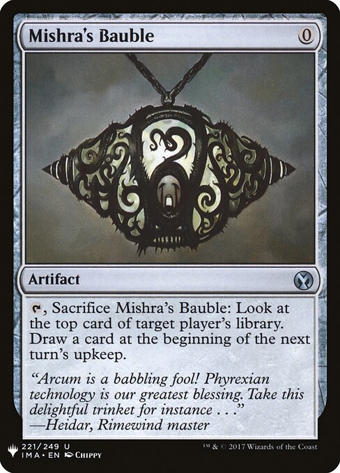 Mishra's Bauble (PLST IMA-221) [The List]