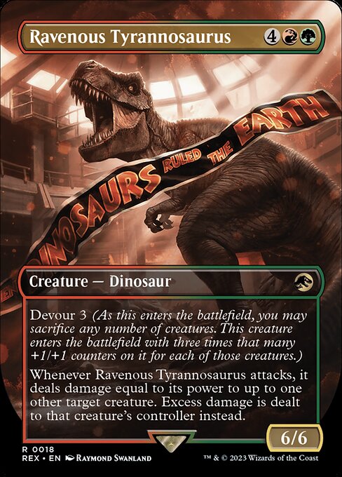 Ravenous Tyrannosaurus (REX 18) [Jurassic World Collection]