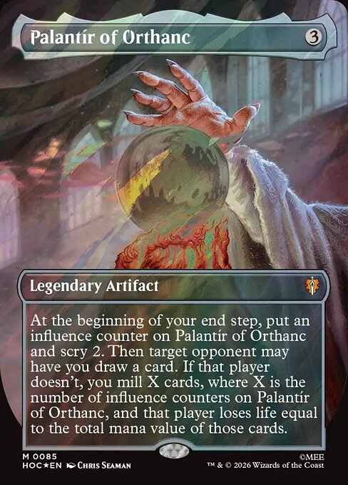 Palantír of Orthanc (Borderless) (HOC 85) [The Hobbit Eternal]