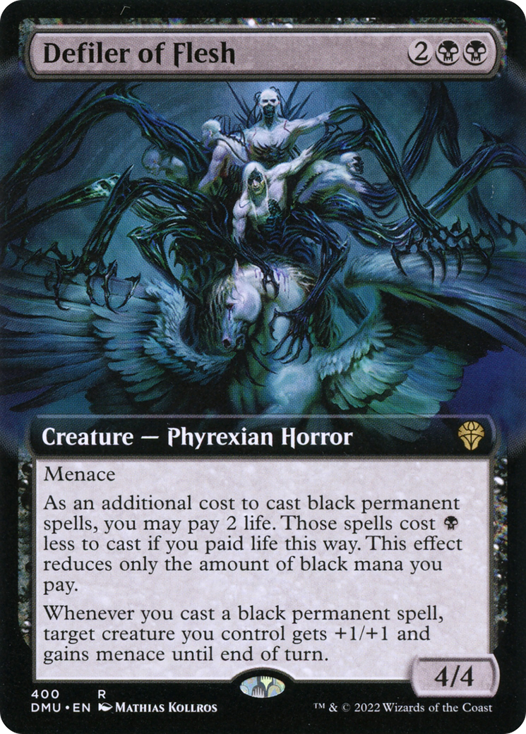 Defiler of Flesh (Extended Art) [Dominaria United]