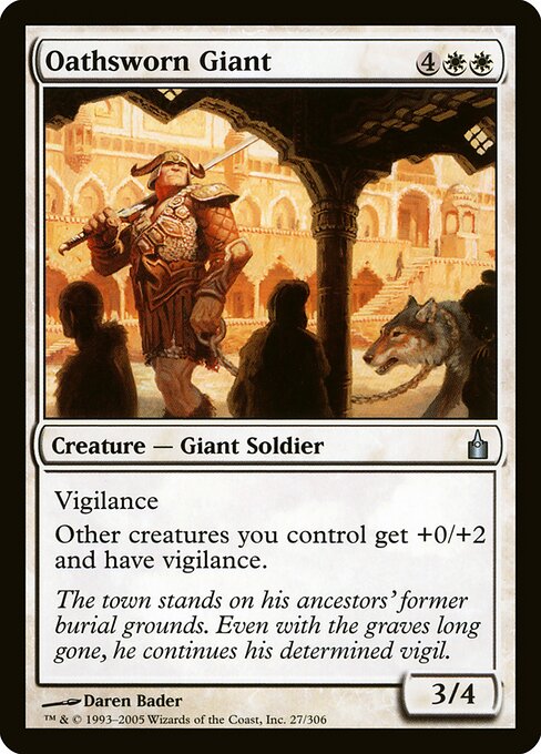 Oathsworn Giant (RAV 27) [Ravnica: City of Guilds]
