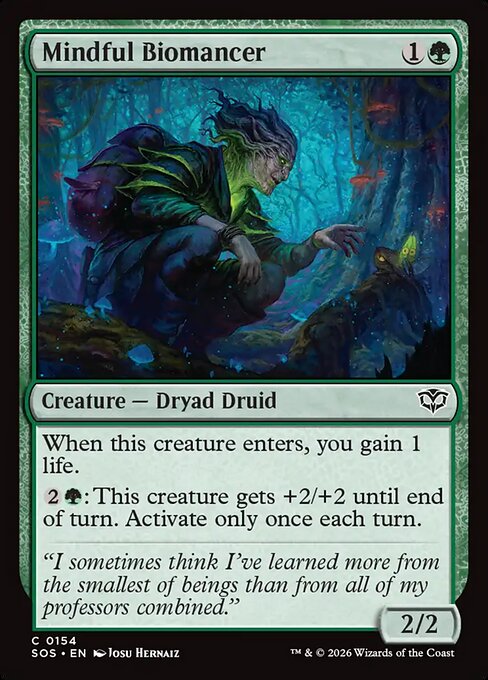 Mindful Biomancer (SOS 154) [Secrets of Strixhaven]