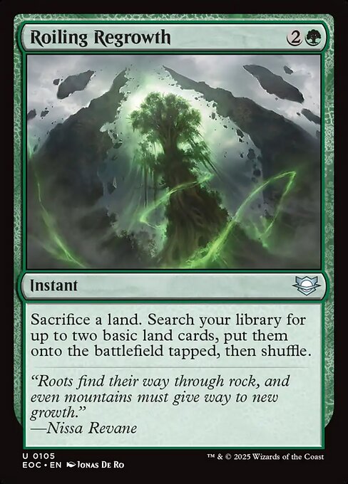 Roiling Regrowth (EOC 105) [Edge of Eternities Commander]