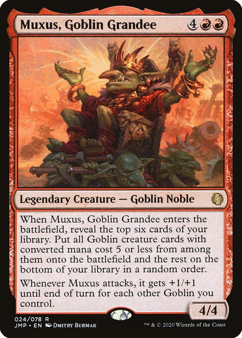 Muxus, Goblin Grandee (JMP 24) [Jumpstart]