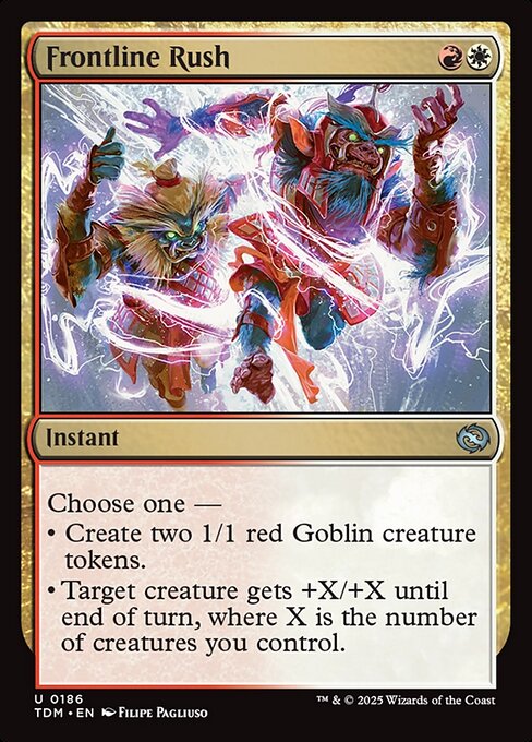 Frontline Rush (TDM 186) [Tarkir: Dragonstorm]