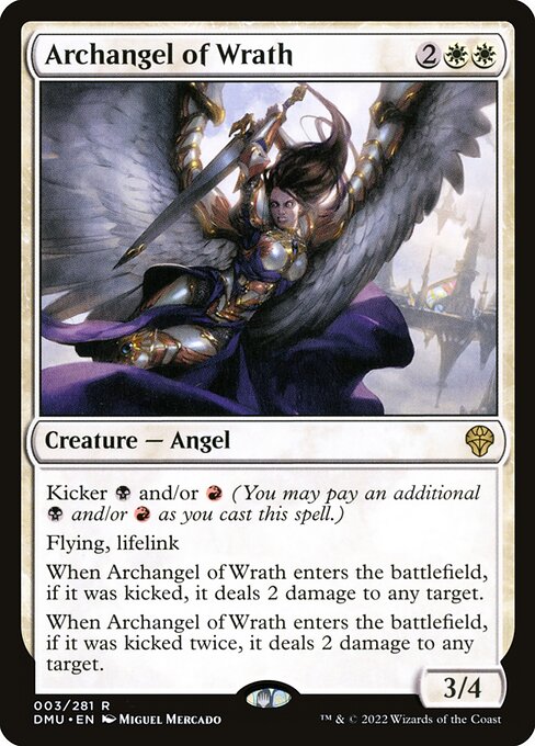 Archangel of Wrath (DMU 3) [Dominaria United]